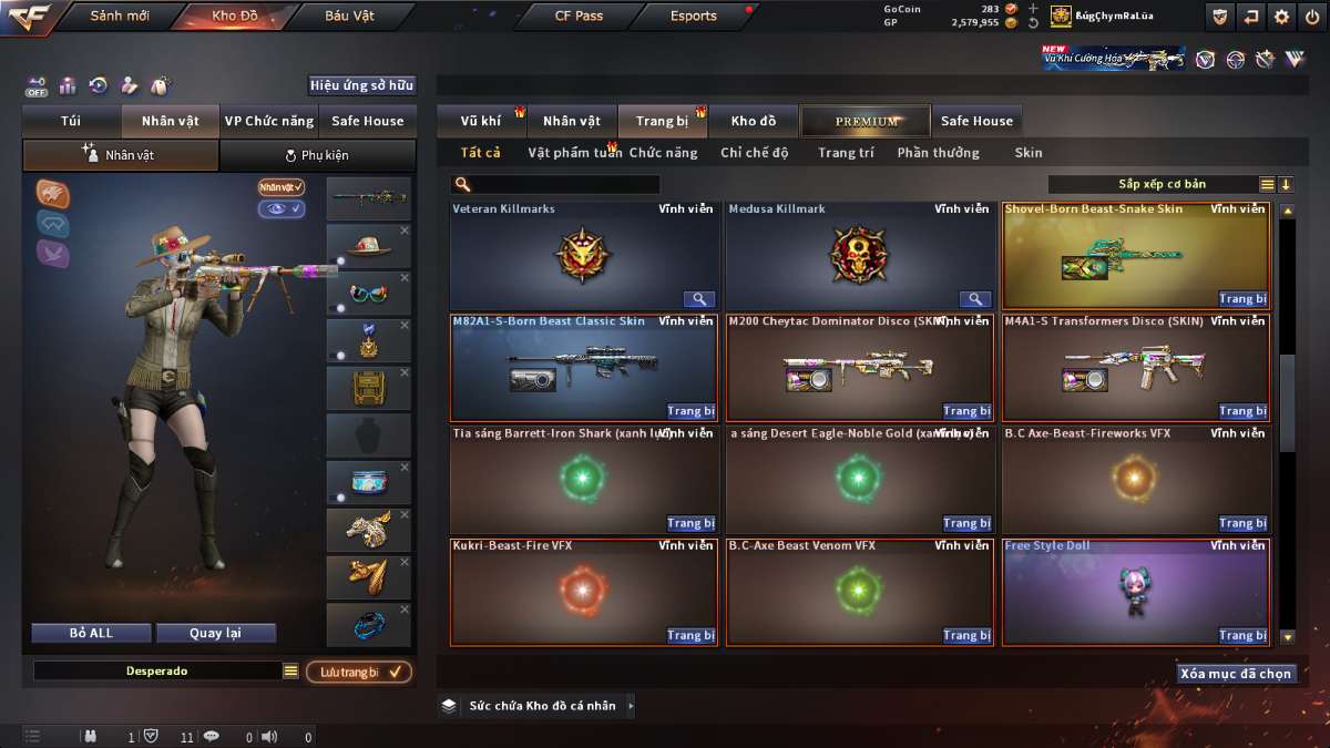 shop acc cf uy tin gia re